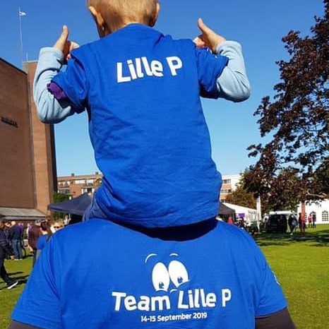 Bilde for laget Team LilleP på Kreftforeningens Stafett for livet. 