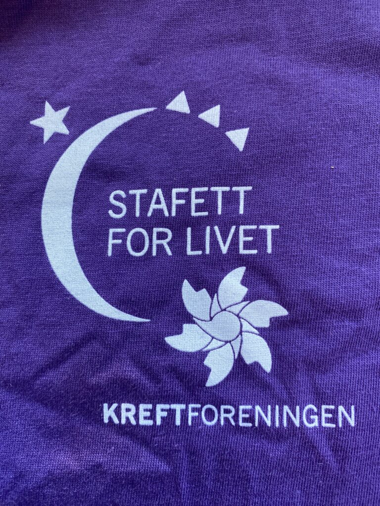 Bilde for laget Prestebekken Aktivitetshus med venner på Kreftforeningens Stafett for livet. 