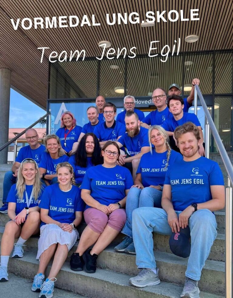 Bilde for laget Team Jens Egil på Kreftforeningens Stafett for livet. 