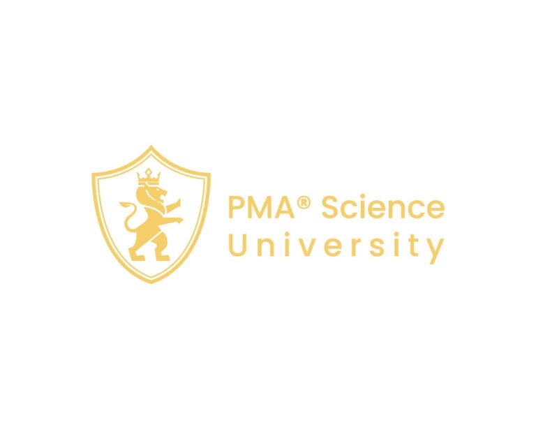 Bilde for laget PMA Science University på Kreftforeningens Stafett for livet. 