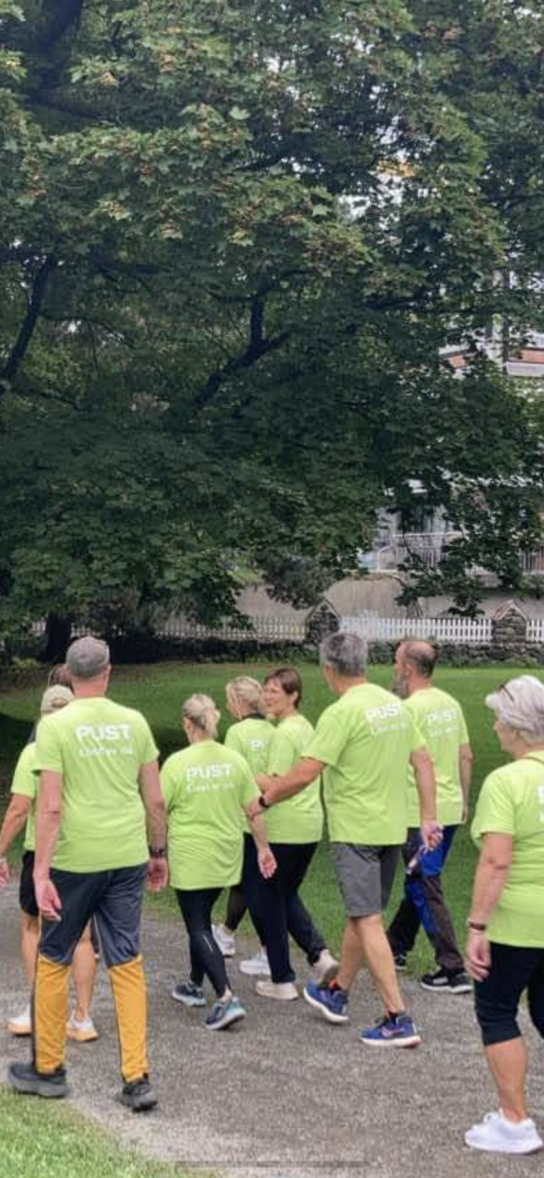 Bilde for laget Team Pust, livet er nå på Kreftforeningens Stafett for livet. 