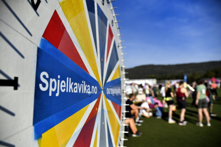 Bilde for laget Vikalaget – Spjelkavika.no på Kreftforeningens Stafett for livet. 