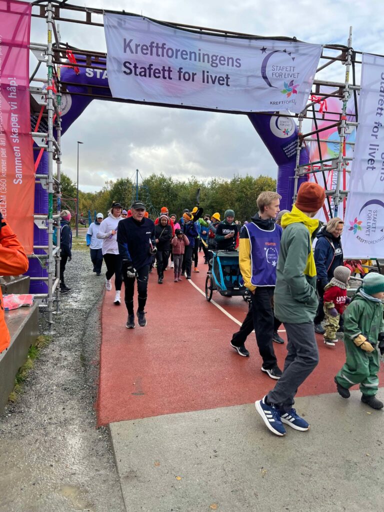 Bilde for laget Kvaløya Skimaraton på Kreftforeningens Stafett for livet. 