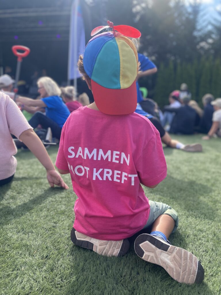 Bilde for laget Sammen mot kreft på Kreftforeningens Stafett for livet. 