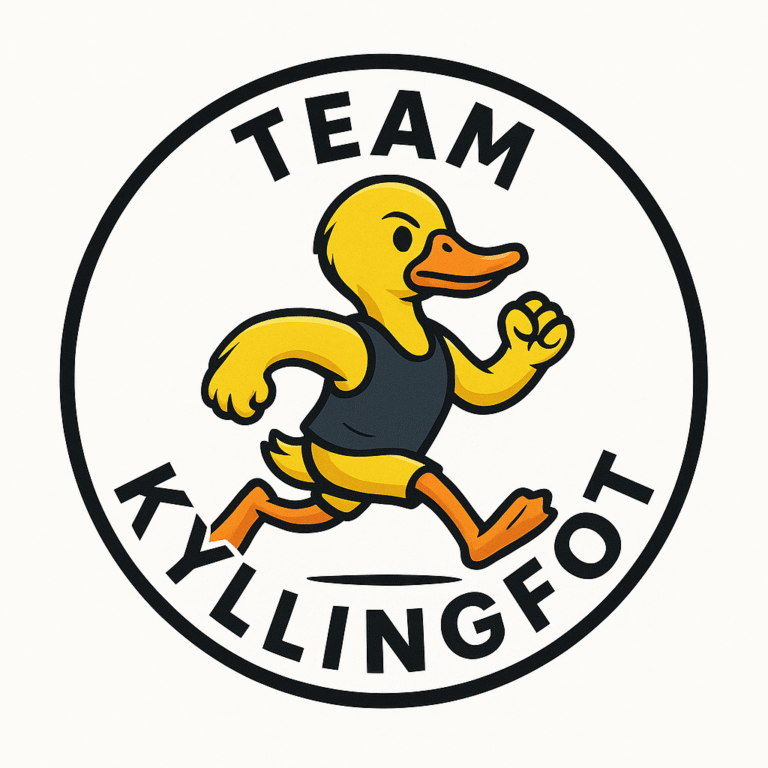 Bilde for laget Team Kyllingfot på Kreftforeningens Stafett for livet. 