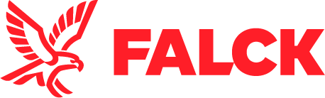 Bilde for laget Falck Norge på Kreftforeningens Stafett for livet. 