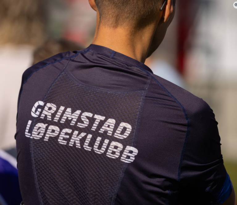 Bilde for laget Grimstad Løpklubb på Kreftforeningens Stafett for livet. 