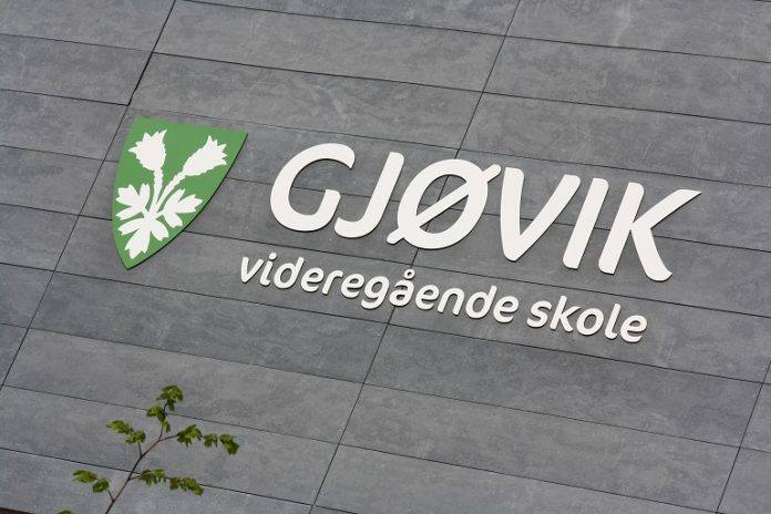 Bilde for laget Gjøvik videregående skole på Kreftforeningens Stafett for livet. 