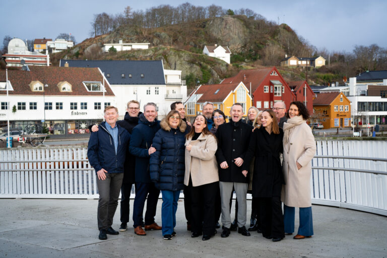 Bilde for laget Sparebanken Norge Lindesnes på Kreftforeningens Stafett for livet. 