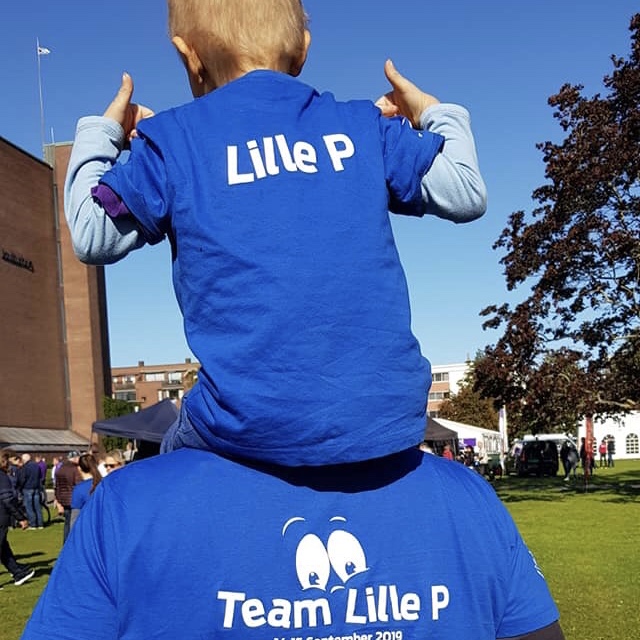 Bilde for laget Team LilleP på Kreftforeningens Stafett for livet. 