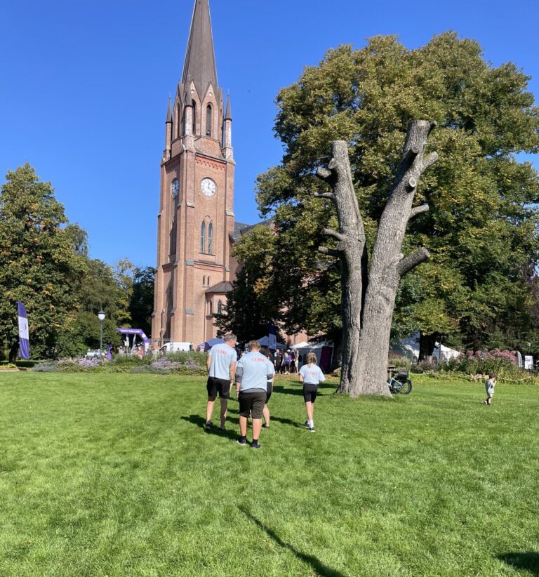 Bilde for laget COWI Fredrikstad på Kreftforeningens Stafett for livet. 
