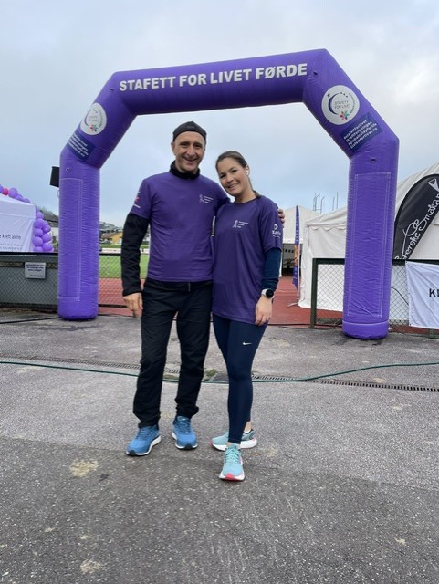 Bilde for laget Team Pancresakreft Nettverk Norge på Kreftforeningens Stafett for livet. 