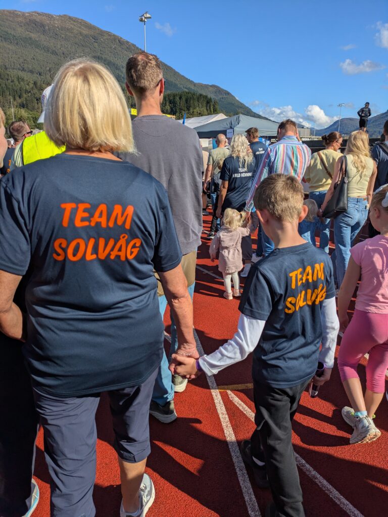 Bilde for laget Solvåg 🌞 på Kreftforeningens Stafett for livet. 